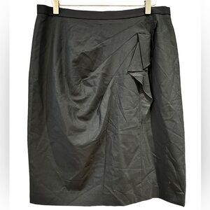Ellie Tahari Wool Midi Skirt